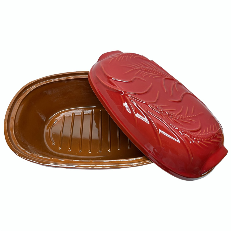 Full range of terracotta clay cookware