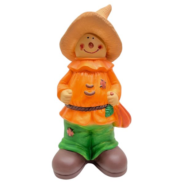 Autumn ceramic decoration - boy