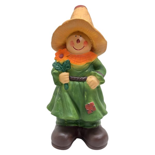 Autumn ceramic decoration - girl