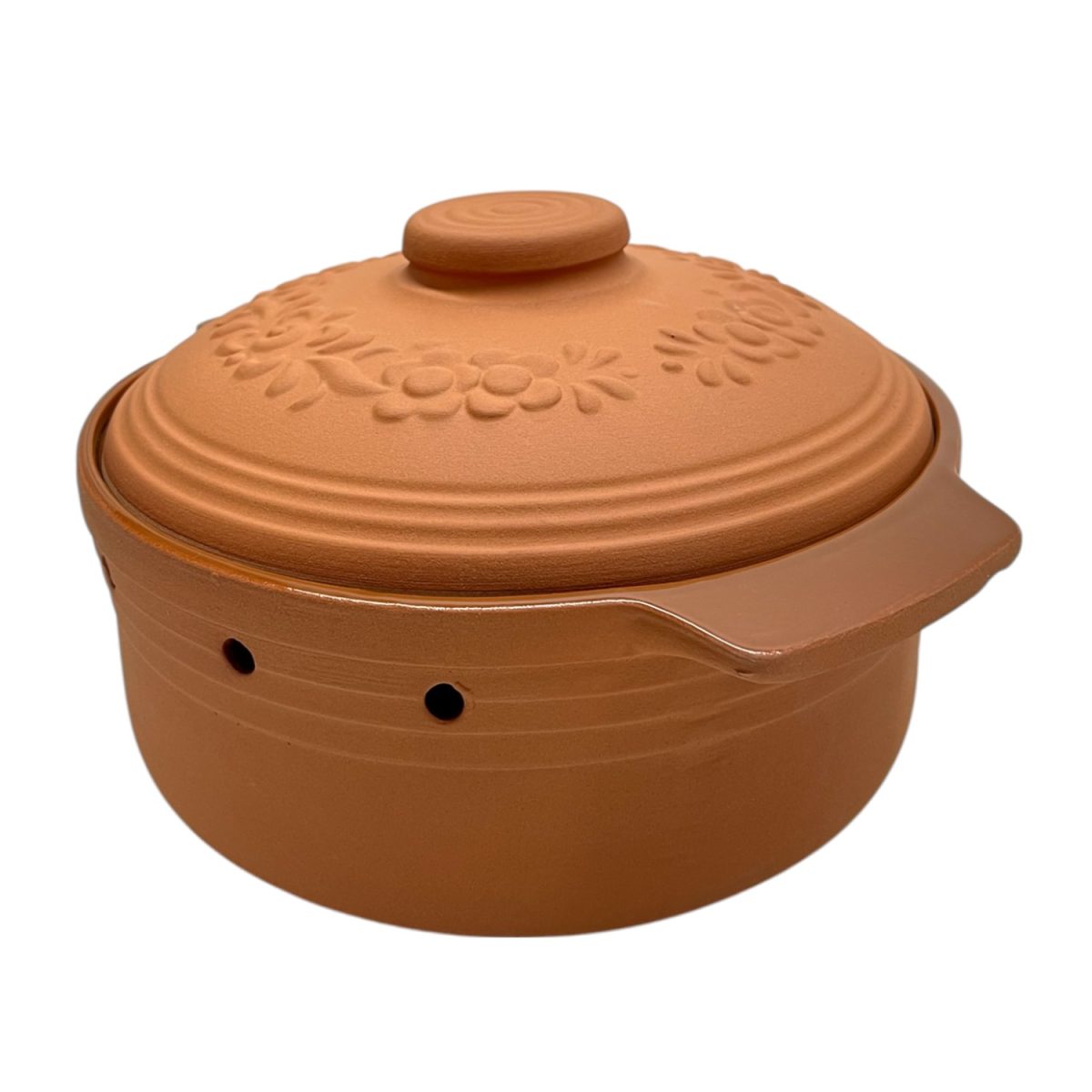Handcrafted terracotta clay pot